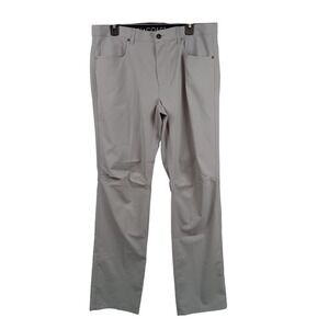 Ocean Coast Mens Gray Polyester Casual Dress Pants Size‎ 34x32